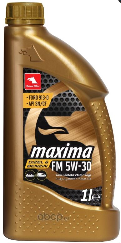 Petrol Ofisi MAXIMA FM 5W-30 синтетическое 1 л (1120855YG PETROL OFISI)